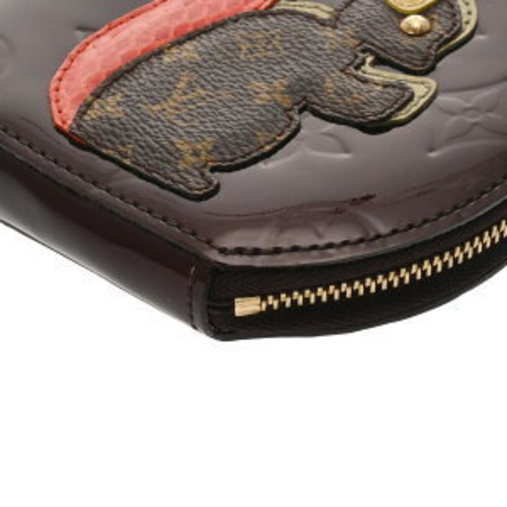 Louis Vuitton Purple Amarante Python Chain Porte … - image 5